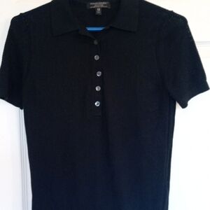 Banana Republic cotton silk polo sweater/top, xs
